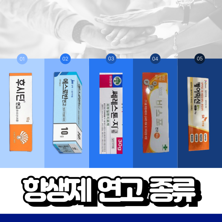  항생제연고 종류 5가지 알고바르자