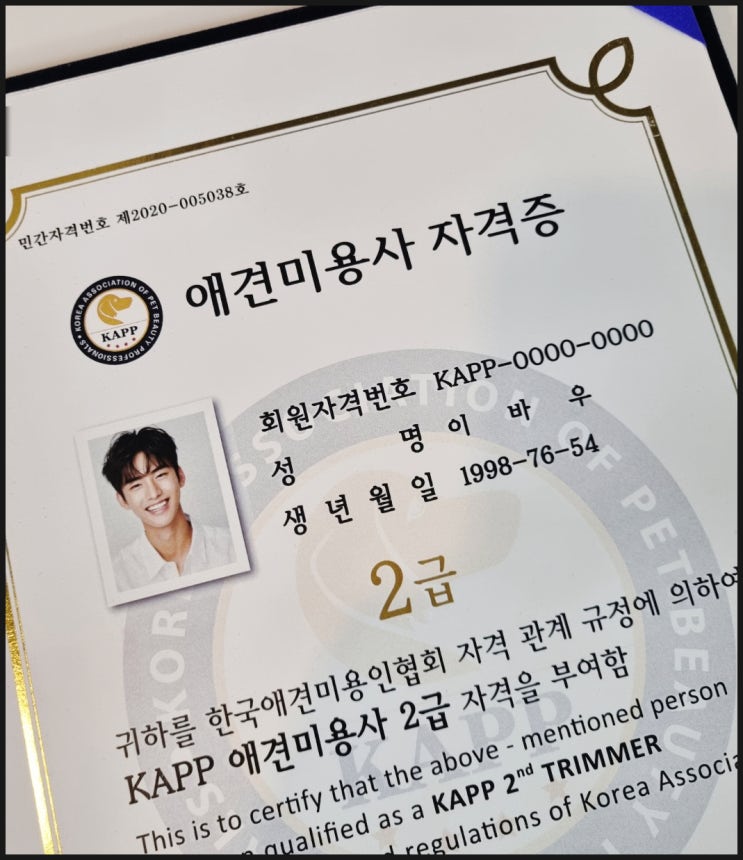  일산 애견미용자격증 2급 6개월 빠른 취득 시험 일정 안내