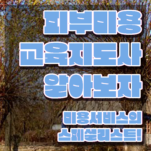  피부 미용사 면허증 , 피부미용교육지도사 자격증 단기간에 준비한 과정 확인하세요