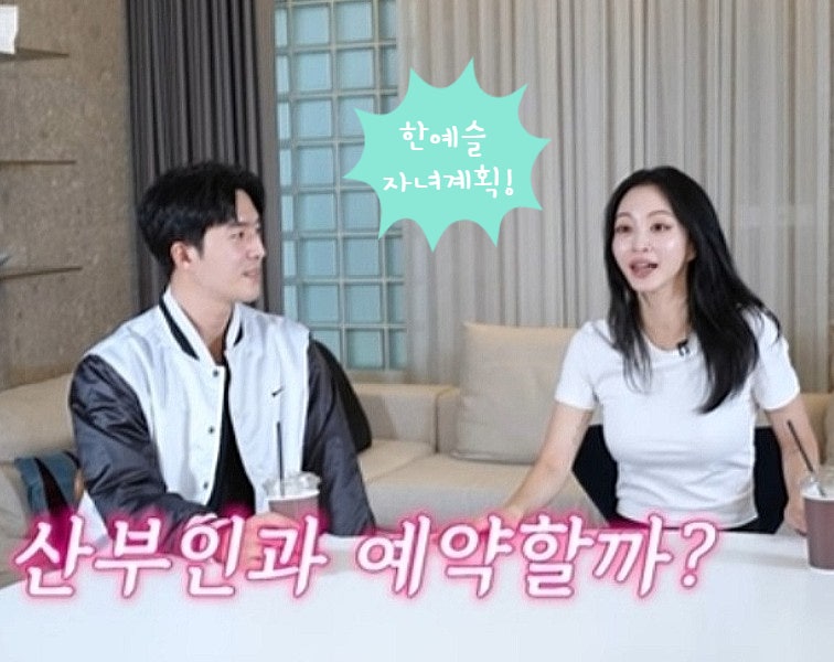 한예슬 남편 류성재 직업 유튜브 신고식! 43세 나이 자녀계획?