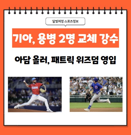 시즌 외국인 선수 전력 강화 – 아담 올러 & 패트릭 <b>위즈덤</b> 영입