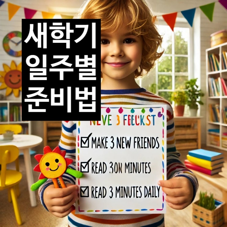  우리아이 새학기준비 성향과 기질에따라 잘 준비하는 법