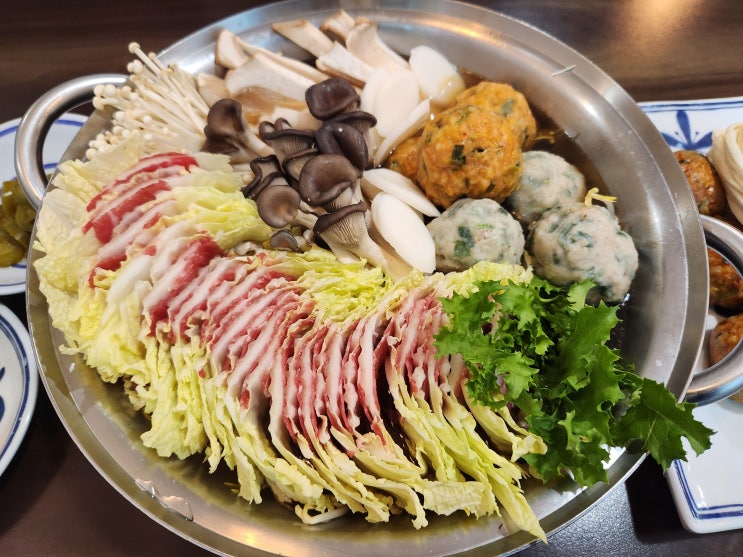  천안 유량동 태조산 만두전골 맛집 이고집만두 평일 웨이팅