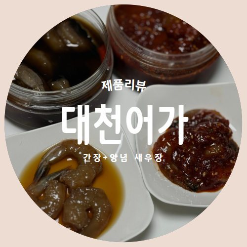  밥도둑으로 유명한 깐새우장 “대천어가” 간장+양념 추천리뷰
