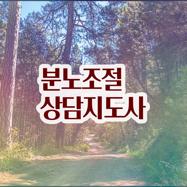  분노조절상담지도사 1급,2급 동시에 취득 정보 준비했어요