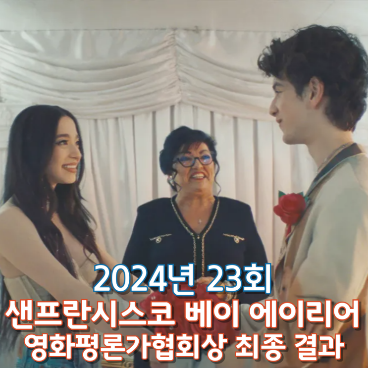  2024년 23회 샌프란시스코 베이 에이리어 영화평론가협회상 최종 결과