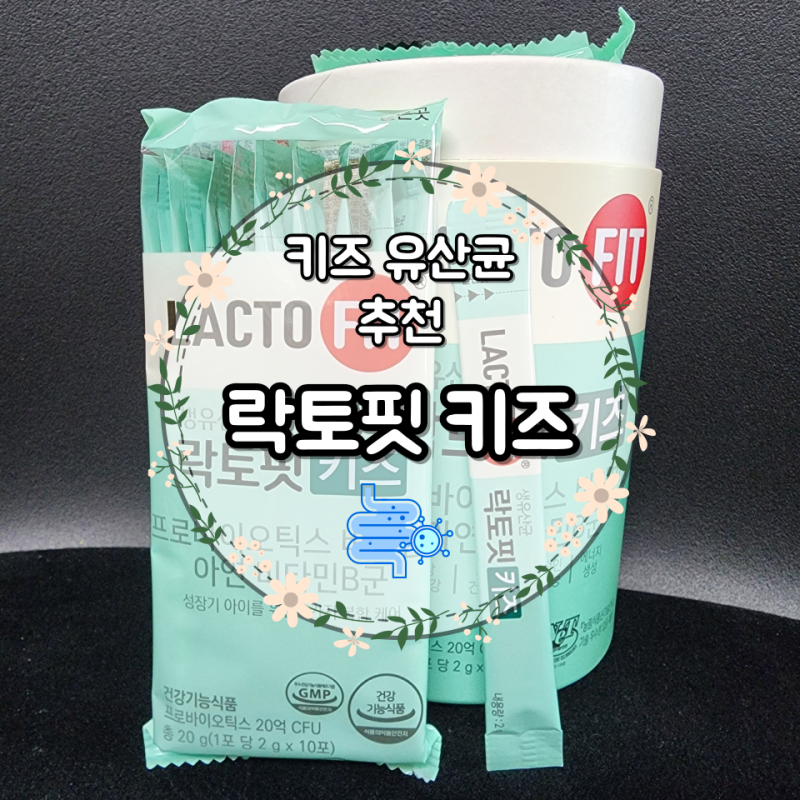 아이가 부담없이 잘 먹는 락토핏 키즈유산균 w.나이별 생유산균 종류