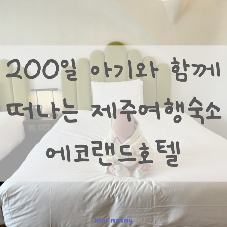 200일 아기와 함께 떠나는 제주여행_숙소 에코랜드호텔 200일 아기와 함께 떠나는 제주여행_숙소 에코랜드호텔