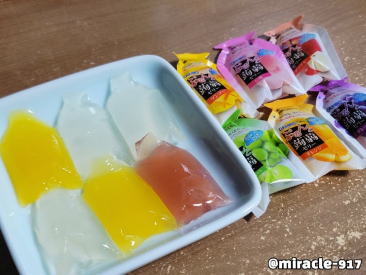  일본 신치토세 공항 면세점 간식 추천 오리히로 곤약젤리 망고, 복숭아, 사과, 포도, 머스캣, 오렌지 가격, 칼로리, 영양정보, 맛 내돈내산 리뷰