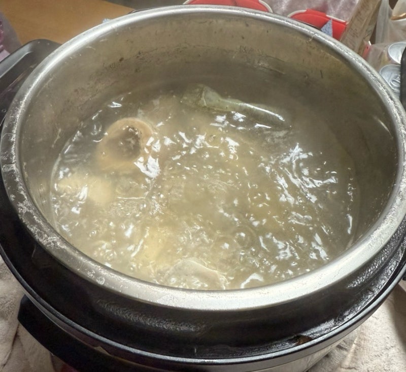 추운 겨울 쿠쿠 스피드팟 인스턴트팟으로 몸보신 사골곰국 끓이기