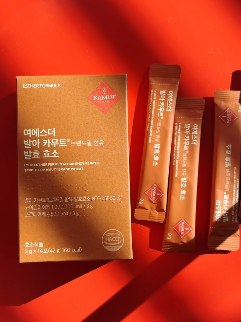 국내 최초 발아 공법을 적용한 카무트 효소 여에스더 발아 카무트 발효 효소