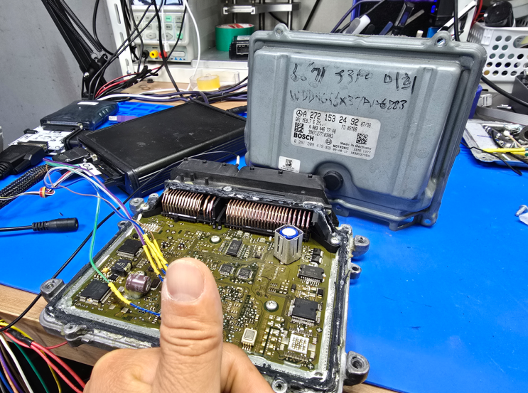  벤츠272 ECU 수리