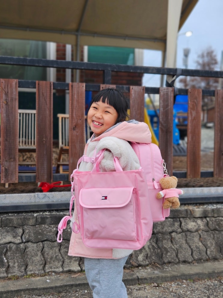  초등학생 가방 타미 힐피거 선택 이유 in 현대백화점 무역점