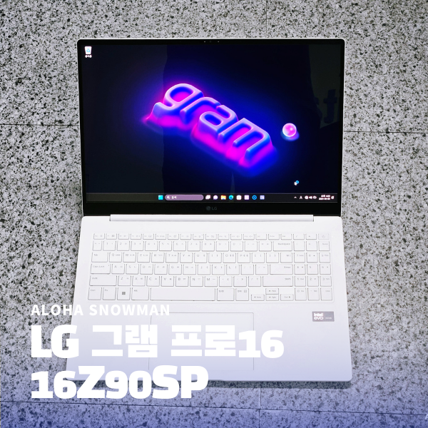  LG 노트북 그램 프로 16 16Z90SP-KAOWK