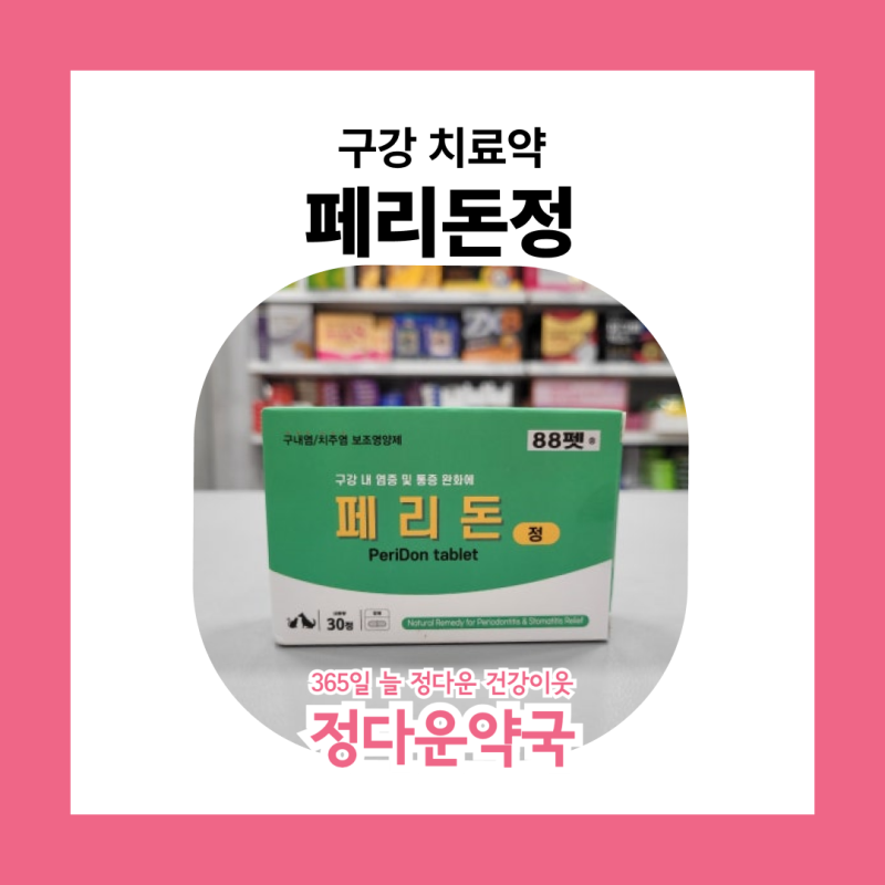 안산 강아지, 고양이 구내염 치료 완벽 가이드 페리돈정 효과