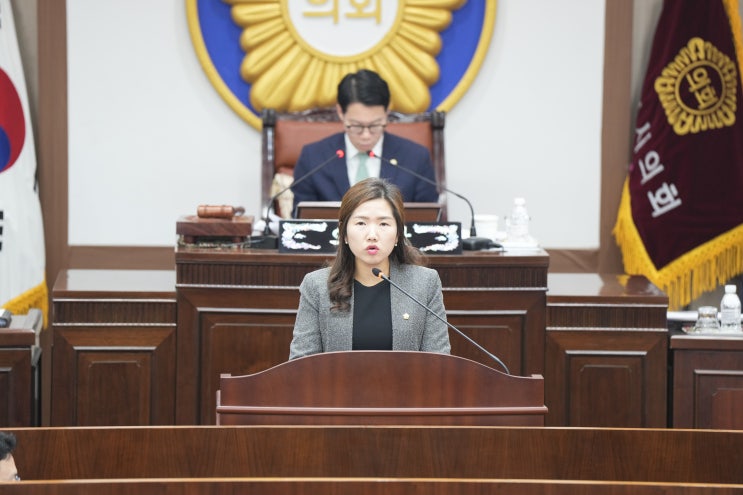  포천시의회 손세화 의원, 신청사 단 일 조형물이 ‘3억 5천만 원'?... 재검토 촉구