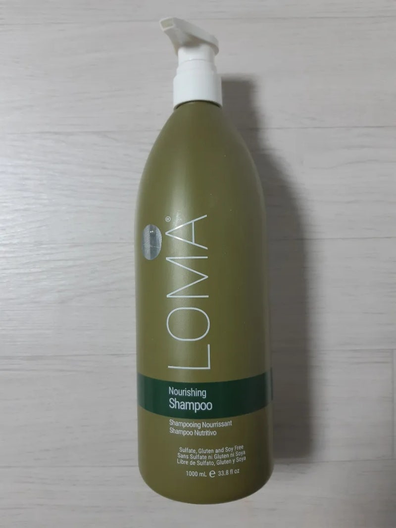 [로마] 미국 LOMA 너리싱 샴푸 1L + 컨디셔너 1L. 한통 다 쓴 후기. 직접 구매.