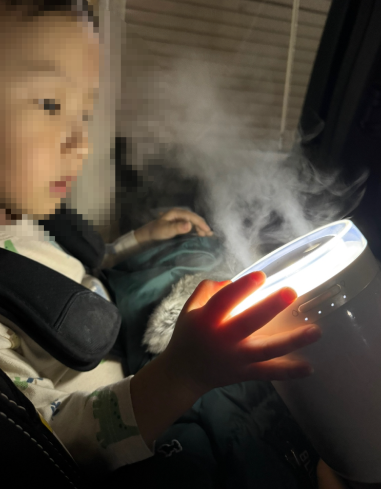  캠핑무선가습기 오며가며 항시 사용하세요