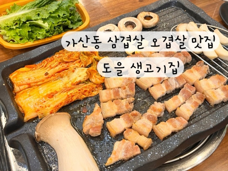  [금천구] 가산동 삼겹살 오겹살 맛집 도을생고기집