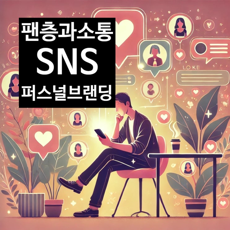  팬층과 소통 SNS계정성장을 위한 퍼스널브랜딩