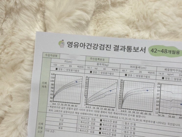  영유아검진 시기 문진표 예약 영유아건강검진 발달검사