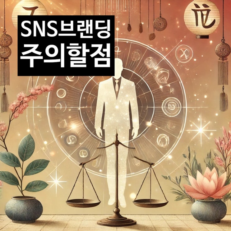  SNS 퍼스널브랜딩 시 주의해야 할 점