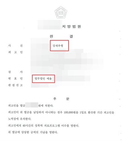 성범죄 벌금 구속될 수 있는 상황에서