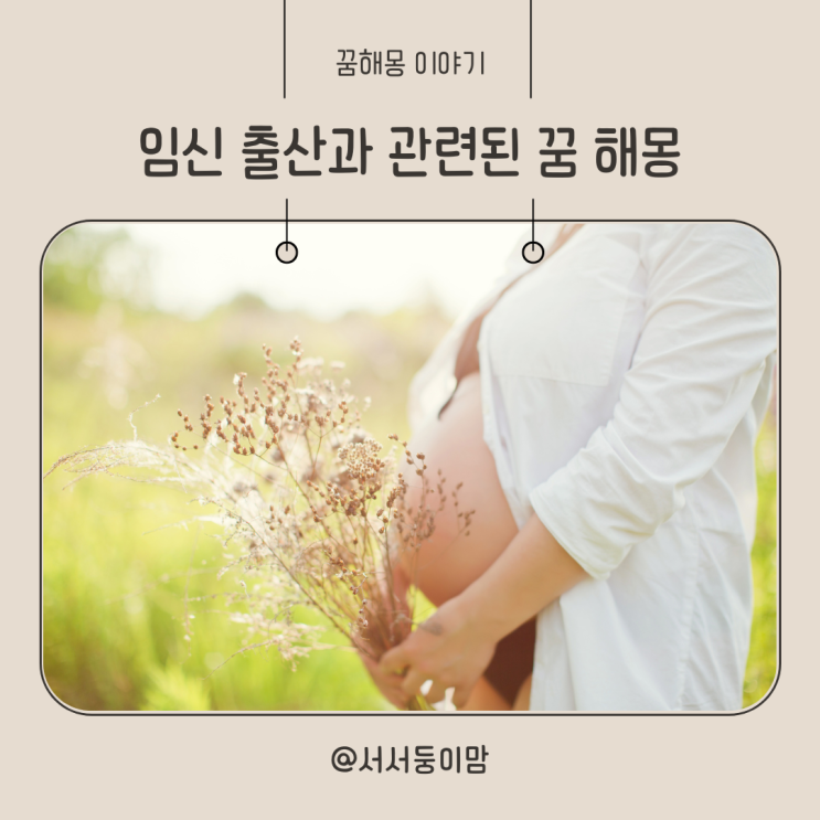  임신하는꿈해몽 내가 임신하는꿈 꿈에서 아기낳는 꿈 길몽 흉몽