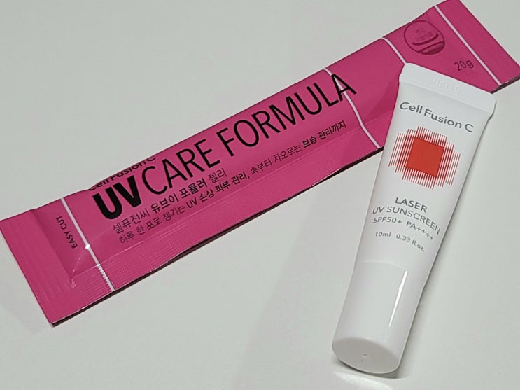  먹고 바르는 자외선 케어! 셀퓨전씨 레이저UV 썬스크린 & UV 포뮬러 젤리
