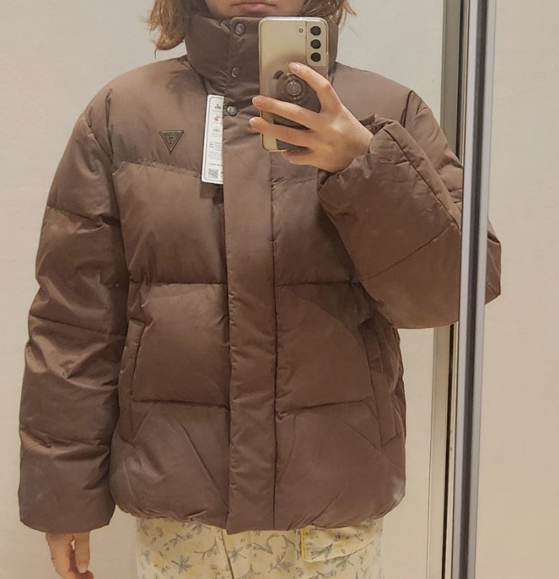 게스 패딩 후기 / 가성비 게스 숏패딩 추천