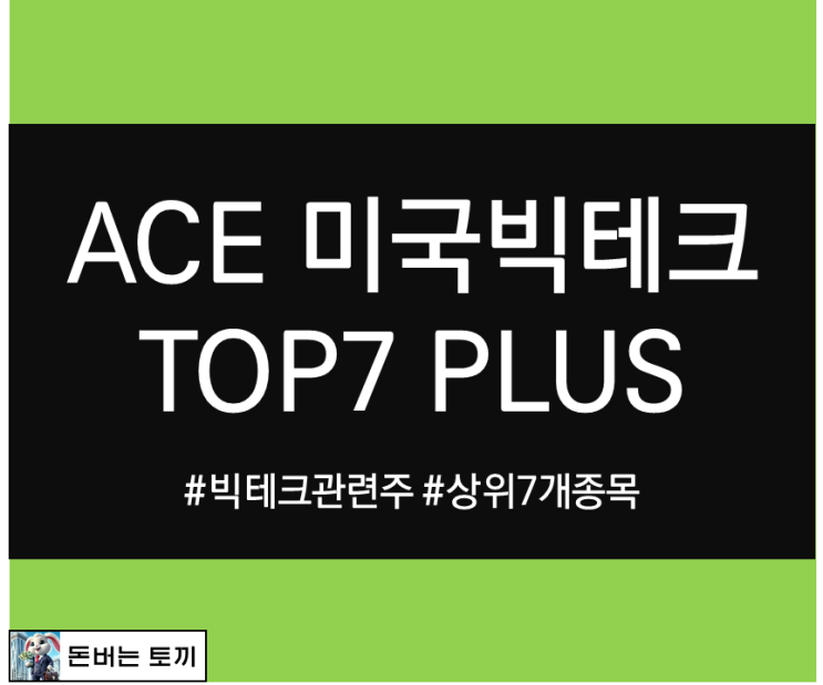  ACE 미국빅테크TOP7 Plus 미국 빅테크 ETF