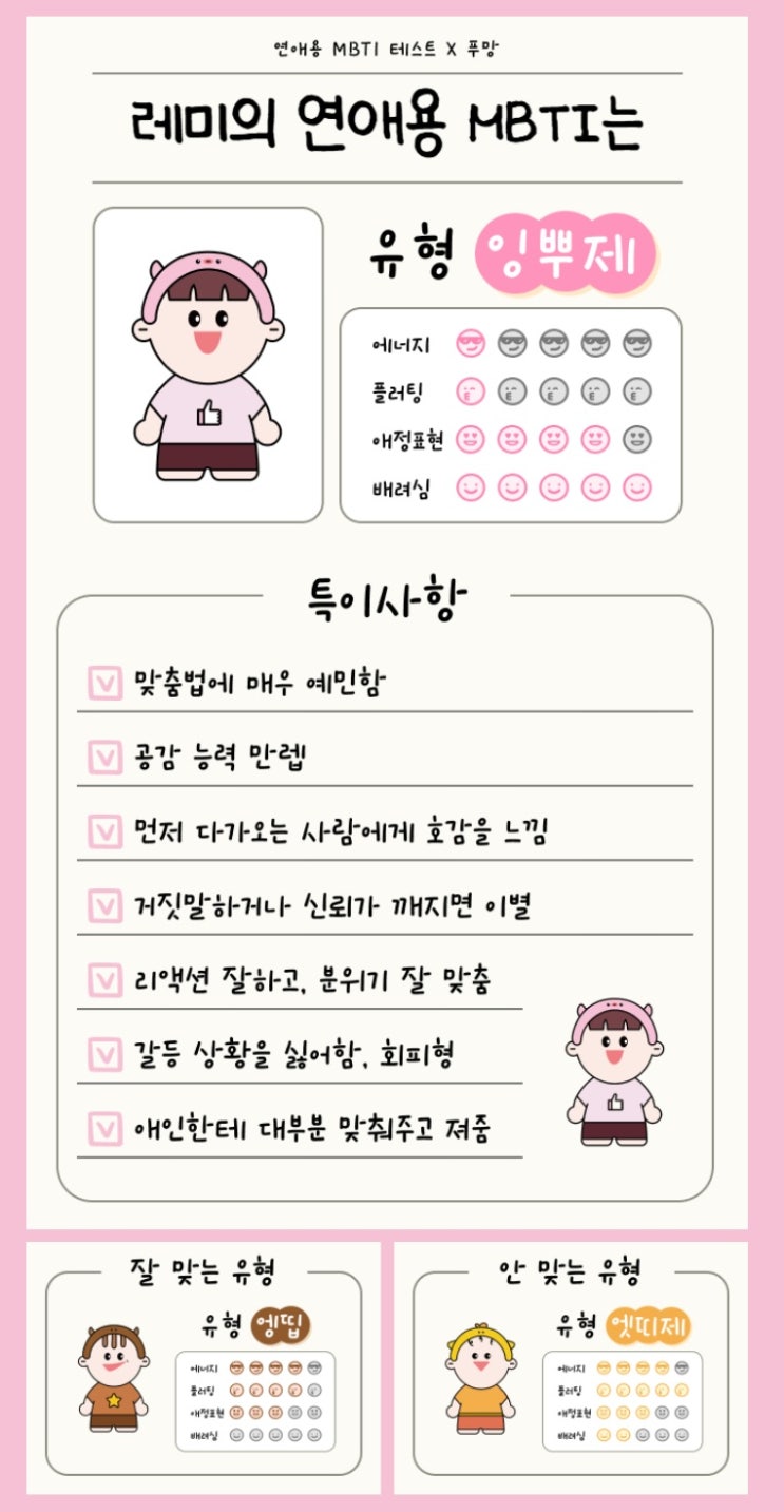 연애용 mbti 테스트 푸망 테스트 infj 잉뿌제 연애용 mbti 테스트 푸망 테스트 infj 잉뿌제