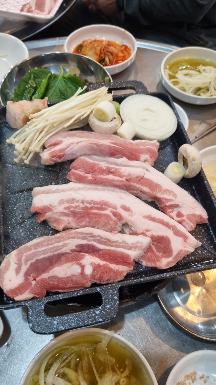  삼겹살 먹으러간 이정래 식당 금정점 후기