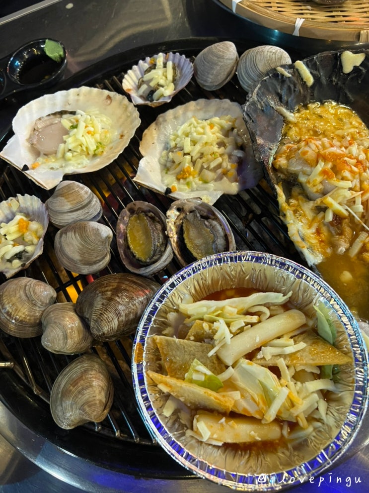  바다 바로 앞에서 즐기는 을왕리 맛집 불타는조개구이 을왕리점