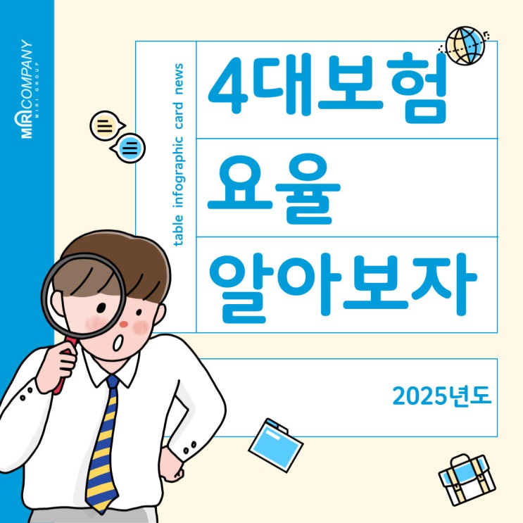  2025년 4대보험요율 총정리 : 4대보험 계산 예시까지