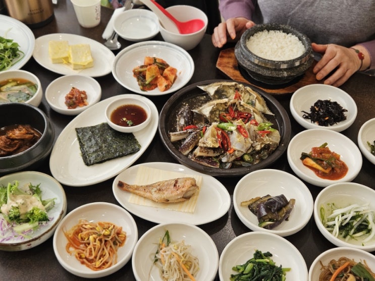  여주 간장게장 솔모로cc 맛집에서 맛있는 데이트했어요
