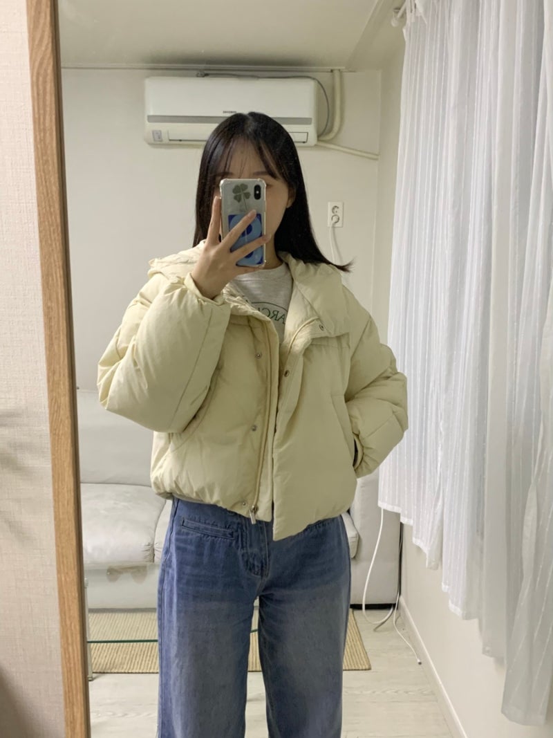 쥬크(ZOOC) 여성 구스 숏패딩 추천, 구매 후기
