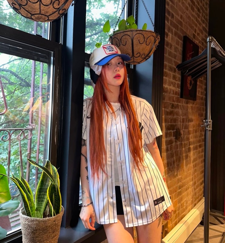  여수 염색 추천 컬러 톡톡 튀는 개성의 오렌지 레드 염색 컬러