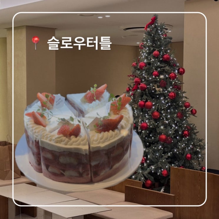  동성로 딸기케이크 맛집 슬로우터틀 내돈내산 포장후기