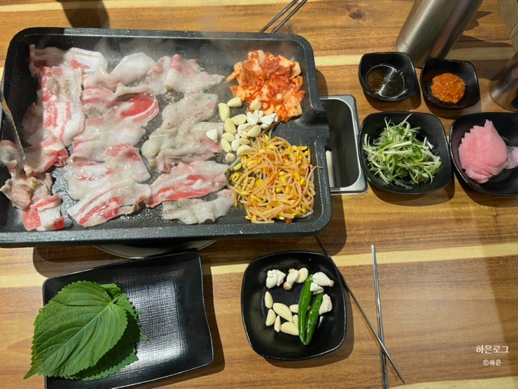  가성비 좋은 대구 진천동 고기집 지글대패삼겹살 진천점