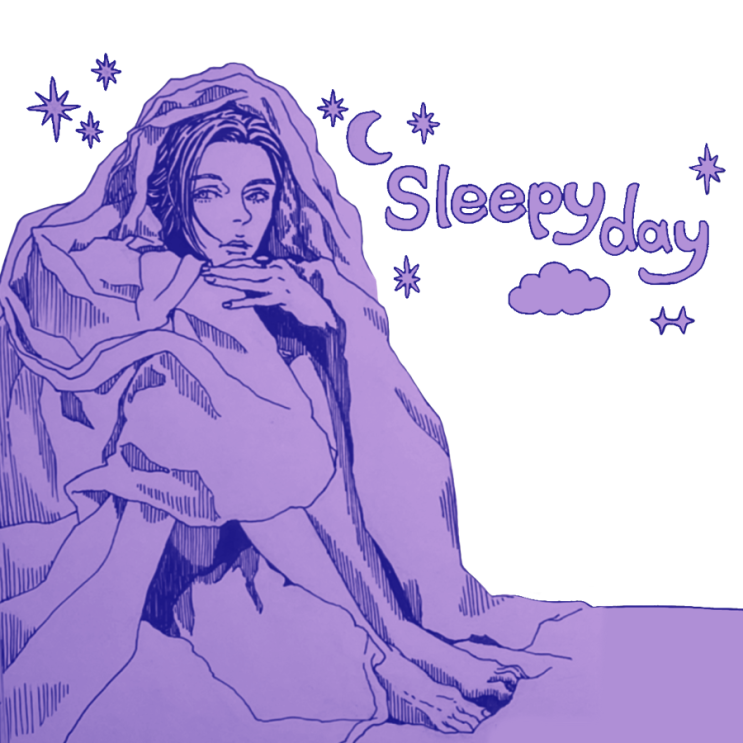  Sleepy Day - 다이소 빈티지 형압 무선 노트 리뷰