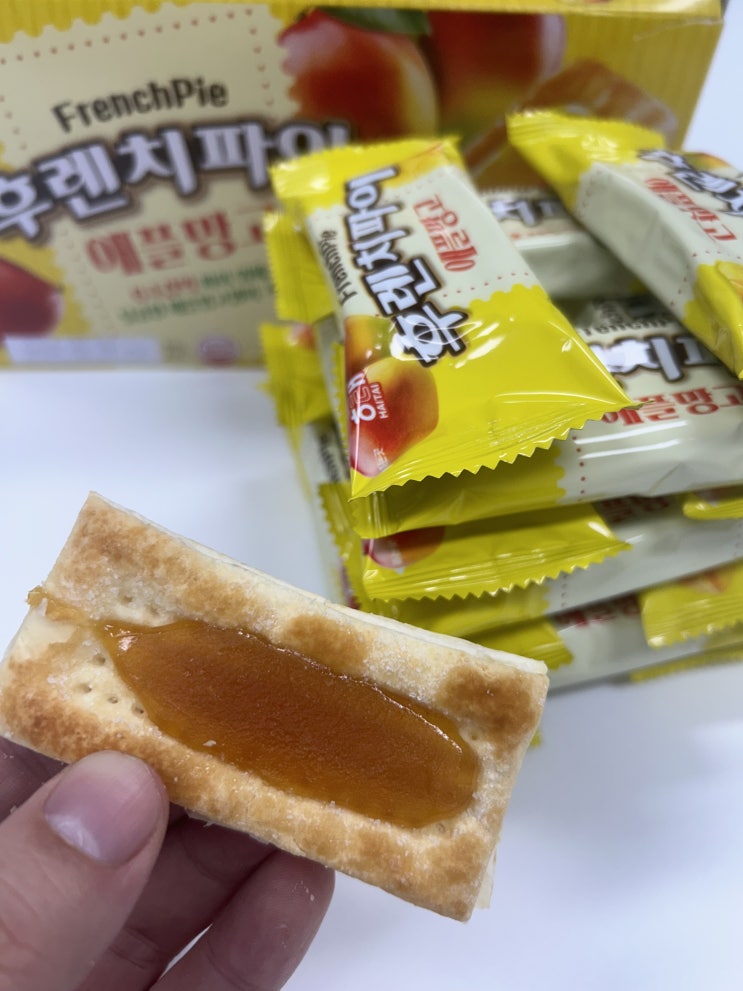  달콤한 애플망고잼이 가득한 해태제과 신메뉴 <후렌치파이 애플망고> 리뷰