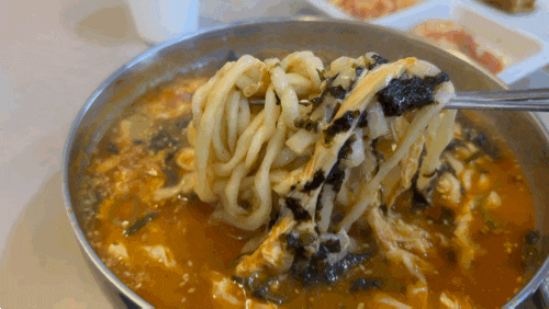  속초해수욕장 장칼국수 맛집 해장 강추 | 금이야옥이야