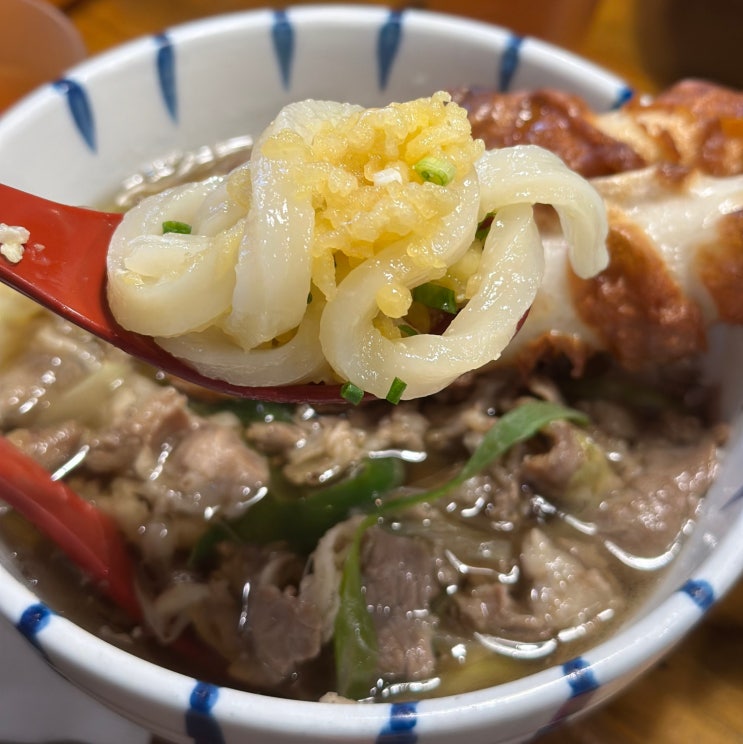  ［경기/성남］' 진우동 ' 분당 우동맛집 블루리본식당 가마우동 니꾸우동 치킨 오뎅 토핑 내돈내산 솔직후기