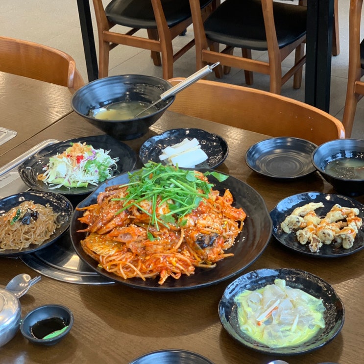  신내동 맛집 미스터아구 해물 양 많은 모듬찜 리뷰