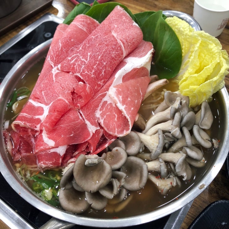  인천 도림동 맛집 오봉산칼국수 샤브샤브 세 번째 방문