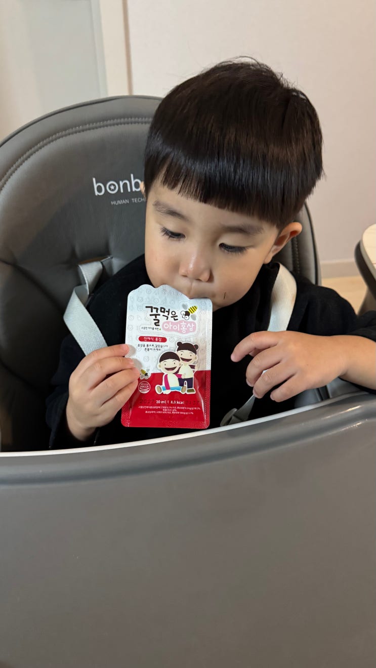 홍삼의 효능과 주의할 사항은 (ft. 어린이 전체식 홍삼 꿀먹은 아이홍삼)