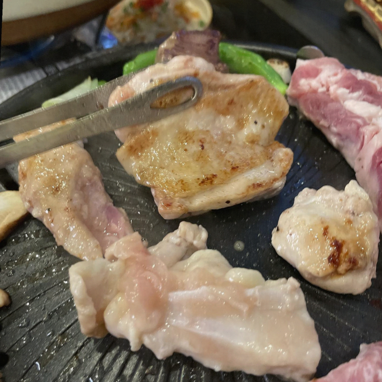  직장 동료들과 대파김치와 함께하는 무한리필 고기집 [판교 맛집]