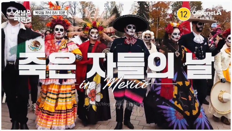  선넘은패밀리 샘해밍턴 유세윤 이해리 미겔 멕시코 죽은자들의날 라카트리나 해골분장 이혜원 안정환 멕시코시티 퍼레이드 엘로테 알룸브라다