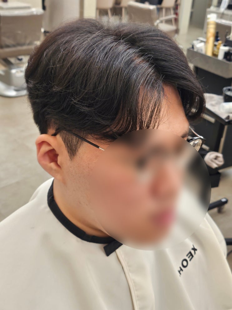 문래역미용실 제오헤어 문래점,건오 디자이너와 함께한 남자가르마펌 후기